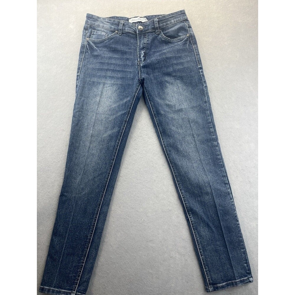 Stitches and Rivets Jeans Mens 33x30 Slim Fit LightWash Blue Denim